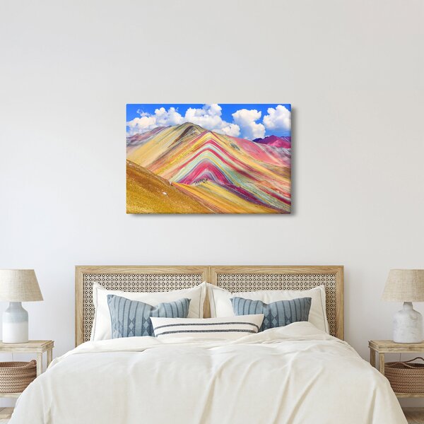 Slika - Rainbow Mountain, Peru (90x60 cm)
