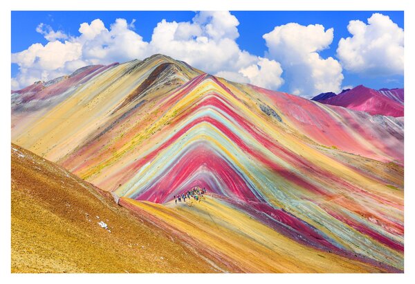 Slika - Rainbow Mountain, Peru (90x60 cm)