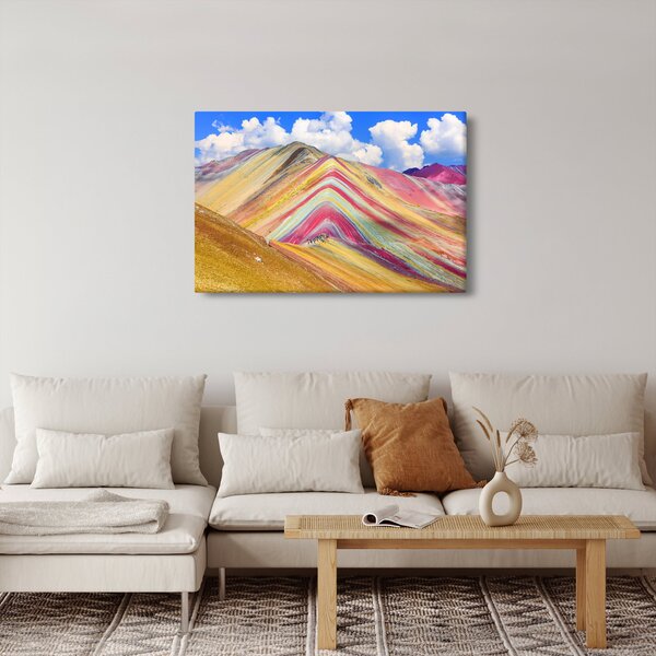 Slika - Rainbow Mountain, Peru (90x60 cm)
