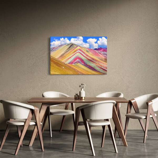 Slika - Rainbow Mountain, Peru (90x60 cm)