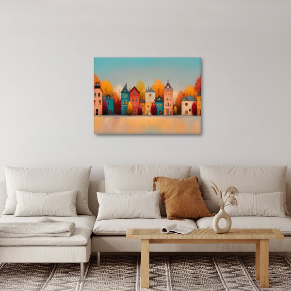 Slika - Jesensko selo (70x50 cm)