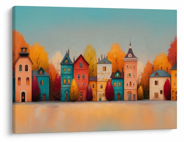 Slika - Jesensko selo (70x50 cm)