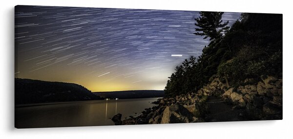 Slika - nebo u vrijeme zalaska sunca (120x50 cm)