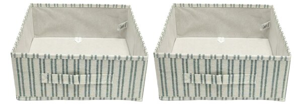Sinsay - Sklopive kutije za pohranu s prugama 2 pack
