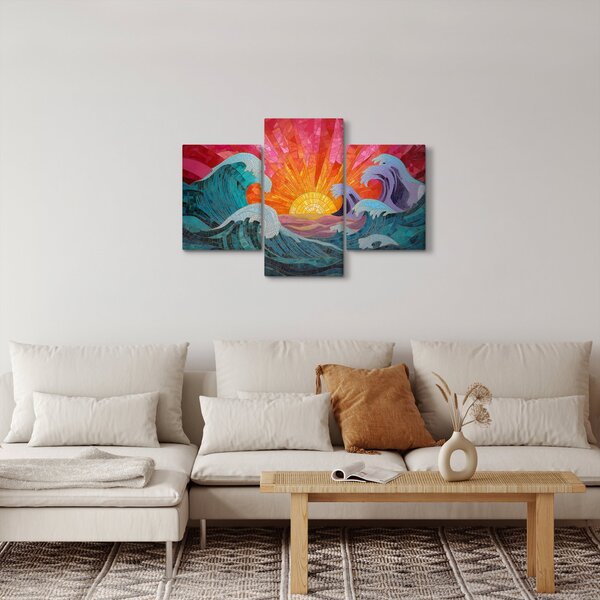 Slika - Mozaik valova (90x60 cm)