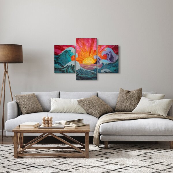 Slika - Mozaik valova (90x60 cm)