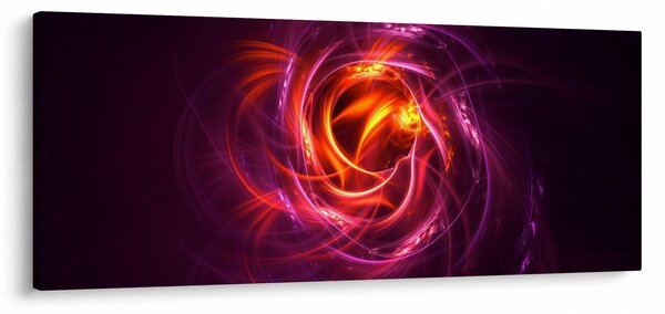 Slika svijetleće moderne apstrakcije (120x50 cm)