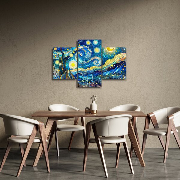 Slika – Mozaik zvjezdane noći (90x60 cm)