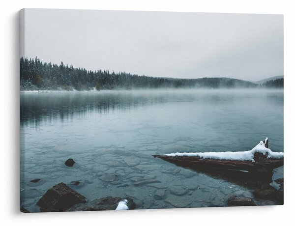 Slika - ledeno sjeverno jezero (70x50 cm)