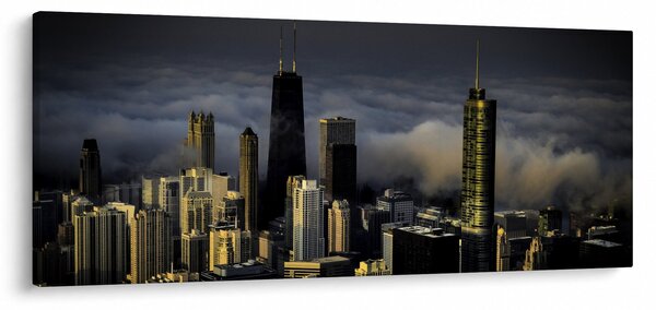 Slika grada u oblacima (120x50 cm)