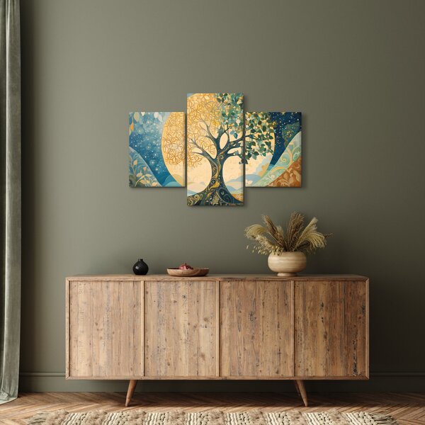 Slika – Drvo života u mjesecu (90x60 cm)