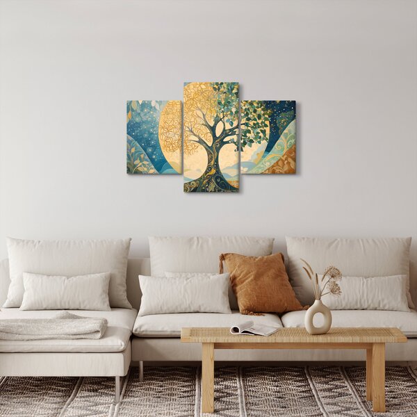Slika – Drvo života u mjesecu (90x60 cm)