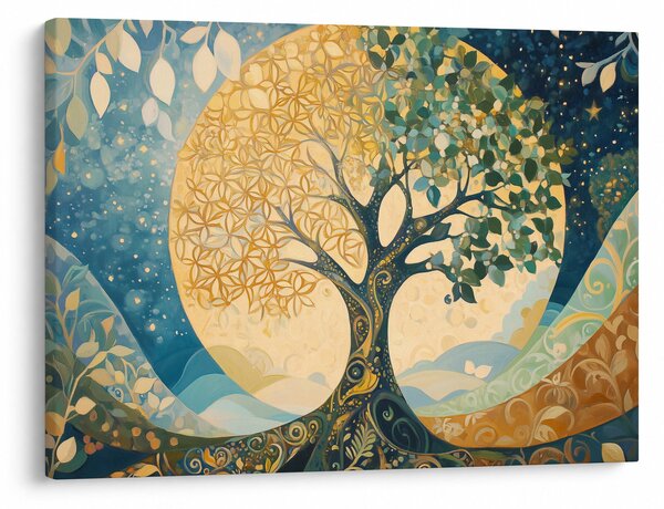 Slika – Drvo života u mjesecu (70x50 cm)