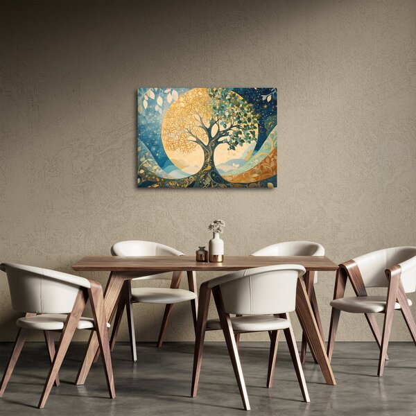 Slika – Drvo života u mjesecu (70x50 cm)