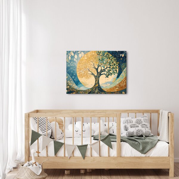 Slika – Drvo života u mjesecu (70x50 cm)
