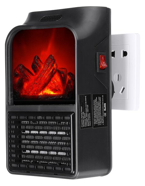 Prijenosna mini grijalica sa 3D prikazom kamina "Flame Heater"