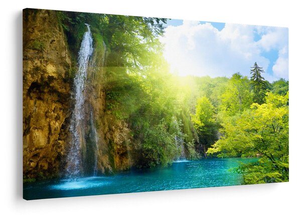 Slika - slapovi u prašumi (90x60 cm)