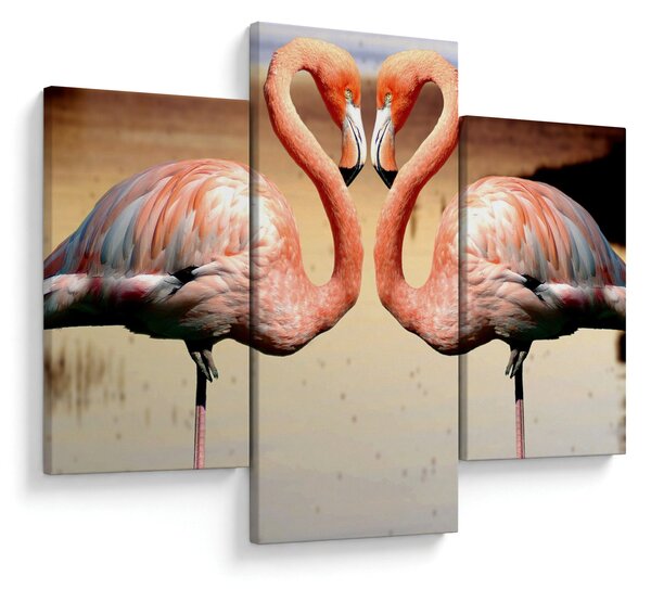Slika - dva flaminga (90x60 cm)