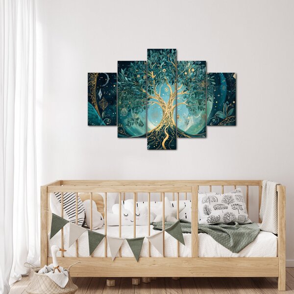 Slika – Drvo života u svemiru (150x105 cm)