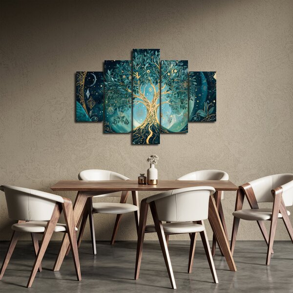 Slika – Drvo života u svemiru (150x105 cm)