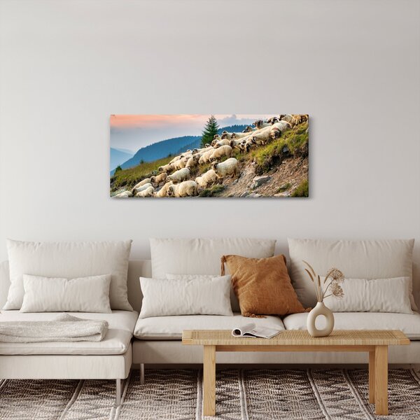 Slika - Stado ovaca (120x50 cm)