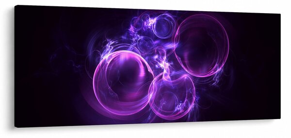 Apstraktna slika mjehurića (120x50 cm)
