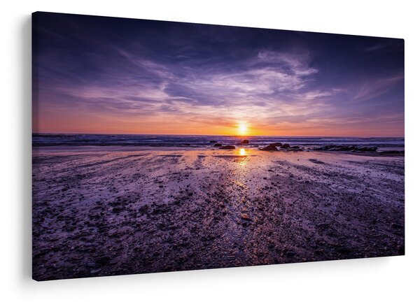 Slika plaže - zalazak sunca (90x60 cm)