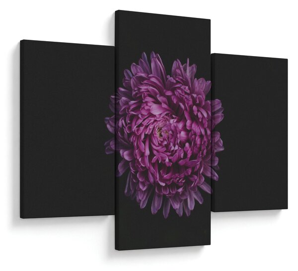 Slika ljubičastog cvijeta (90x60 cm)
