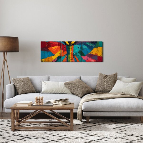 Slika - Oslikani anđeo (sa satom) (90x30 cm)