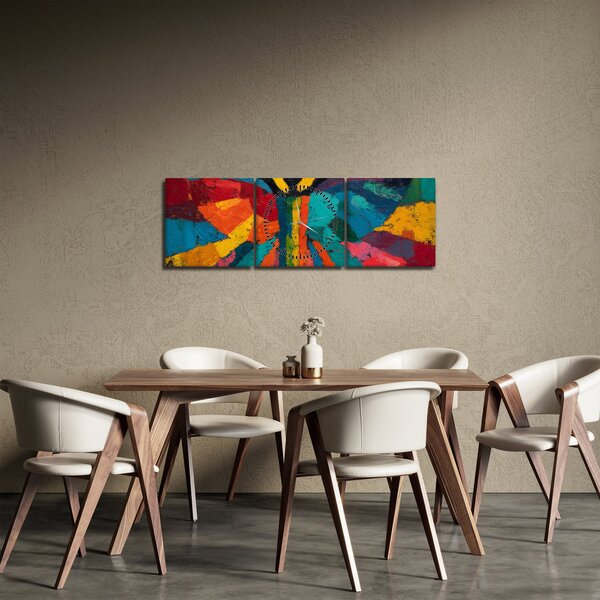 Slika - Oslikani anđeo (sa satom) (90x30 cm)