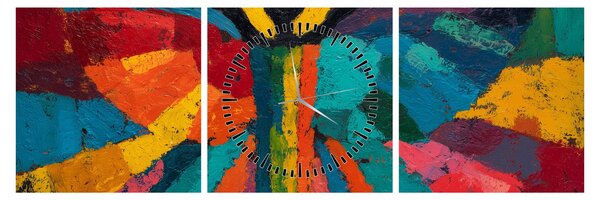 Slika - Oslikani anđeo (sa satom) (90x30 cm)