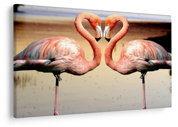 Slika - dva flaminga (90x60 cm)
