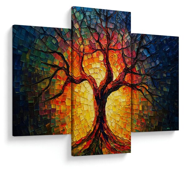 Slika - Stablo života u mozaiku (90x60 cm)