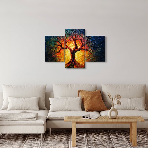 Slika - Stablo života u mozaiku (90x60 cm)