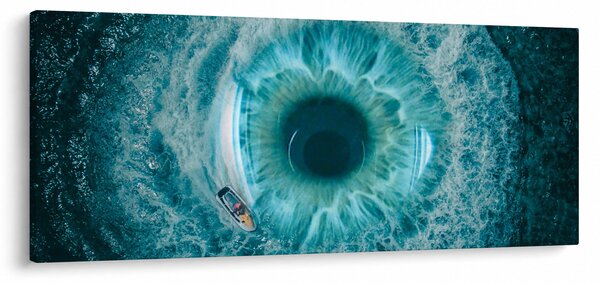 Slika mora s brodom (120x50 cm)