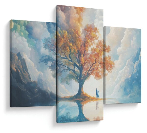 Slika – Drvo života i ljubavi (90x60 cm)