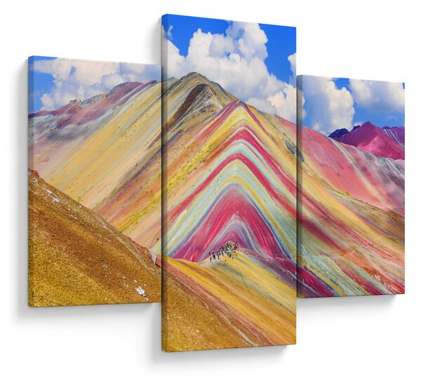 Slika - Rainbow Mountain, Peru (90x60 cm)