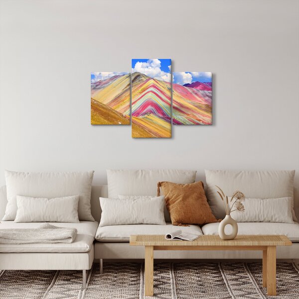 Slika - Rainbow Mountain, Peru (90x60 cm)