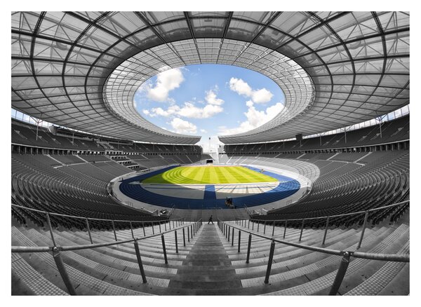 Staklena slika - nogometni stadion (70x50 cm)