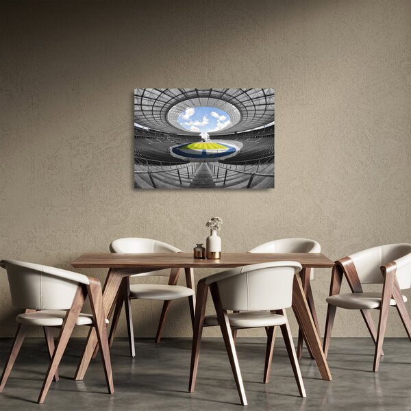 Staklena slika - nogometni stadion (70x50 cm)