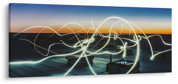 Slika - pogled na nebo s krova (120x50 cm)