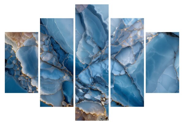 Slika - Plavi razvedeni mramor (150x105 cm)