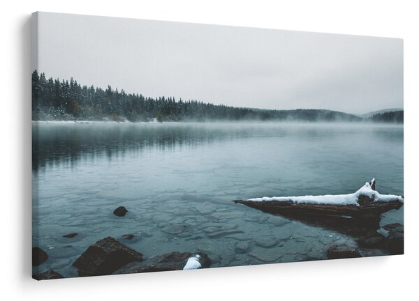 Slika - ledeno sjeverno jezero (90x60 cm)