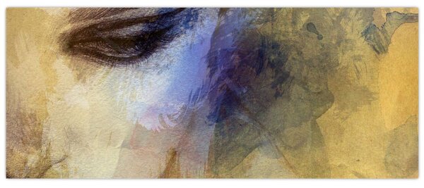 Slika - Portret ženske, risba (120x50 cm)