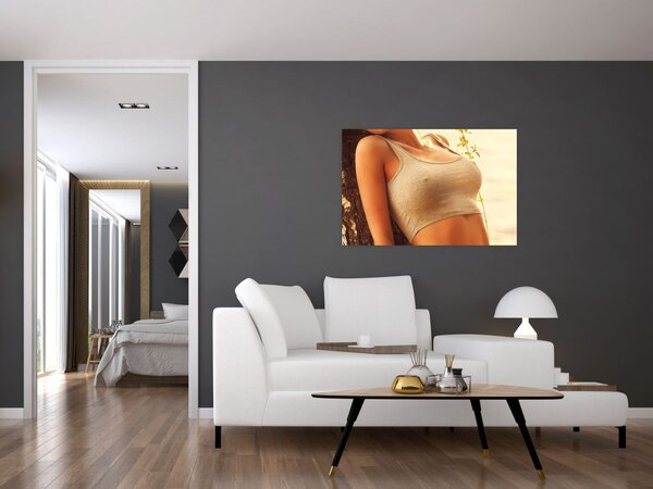 Slika - Ženska ob drevesu (90x60 cm)