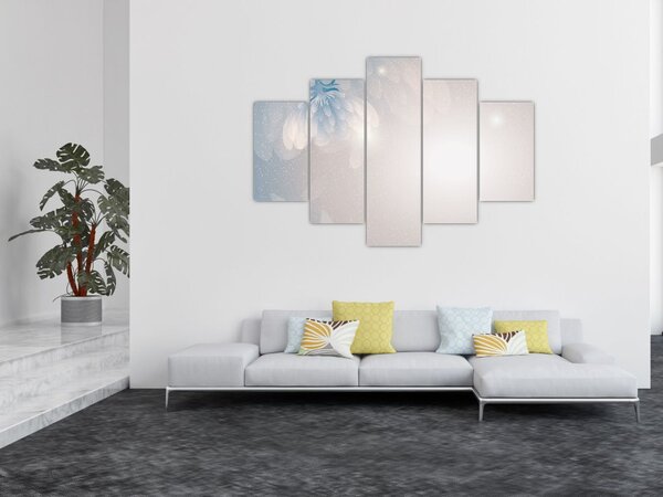 Slika - Snežne rože (150x105 cm)