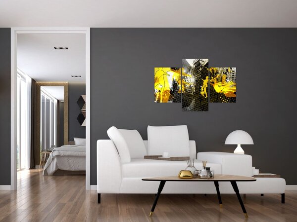 Slika - Nogomet v velikem mestu (90x60 cm)
