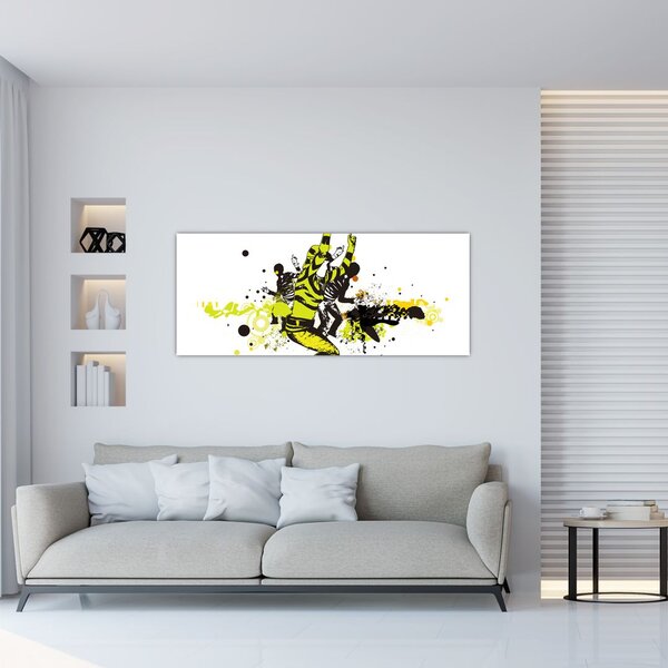 Slika - Ulični ples (120x50 cm)