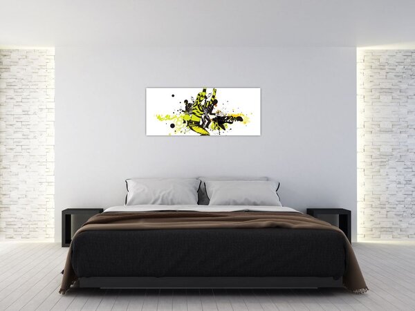 Slika - Ulični ples (120x50 cm)