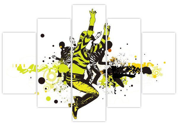 Slika - Ulični ples (150x105 cm)
